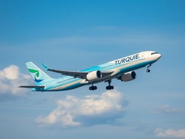 Avion qui décolle pour la Turquie