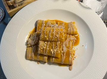 Plat de pates à Taormina