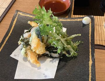Photos d'un plat dans le restaurant japonais Nobuki à Tours