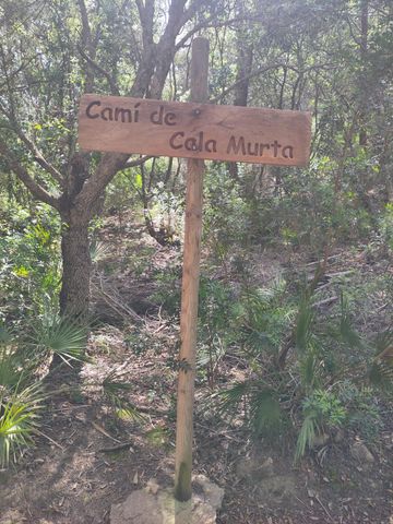 Chemin d'accès pour aller à la Cala Murta