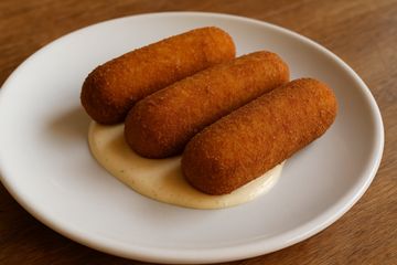 Croquetas dans un restaurant à Port de Soller