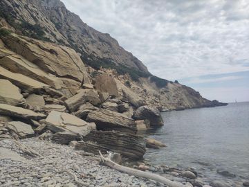 Vue sur la plage de la Cala Boquer près de Port de Pollença