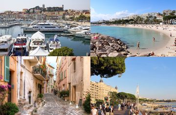 Plusieurs vue de Cannes