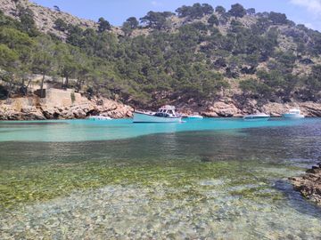 Vue sur la plage de la Cala Murta