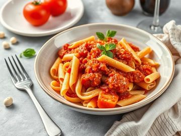 Plat de penne alla norma de Catane