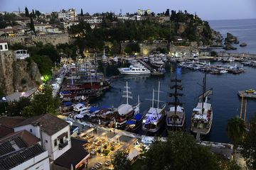 Vue panoramique sur Antalya, ville de Turquie