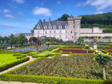Parc du chateau de Villandry en Touraine