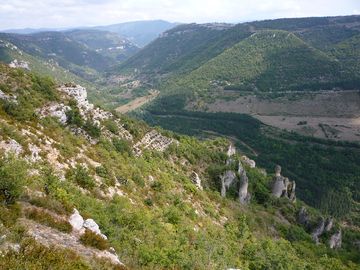 Vue panoramique au Mont Aigoual
